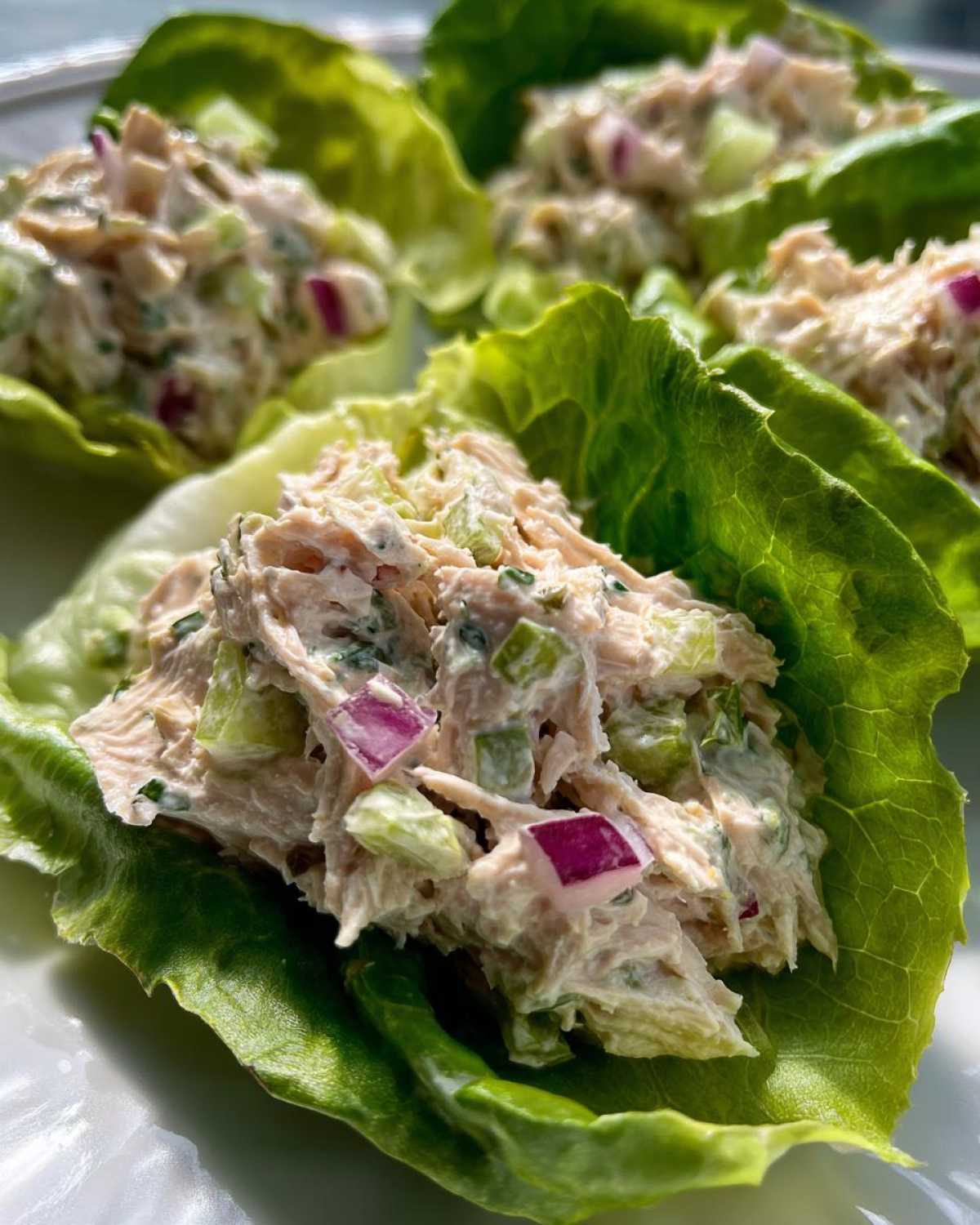 Greek Yogurt Chicken Salad Lettuce Wraps (Protein-Packed Lunch) - detail 1