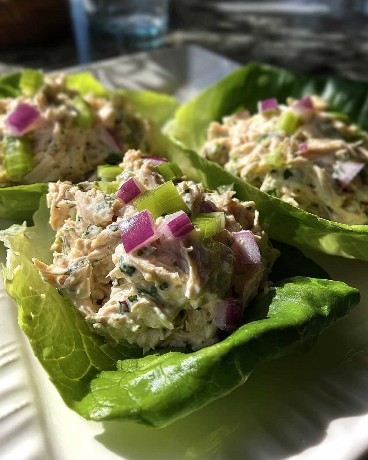 Greek Yogurt Chicken Salad Lettuce Wraps (Protein-Packed Lunch) - detail 2