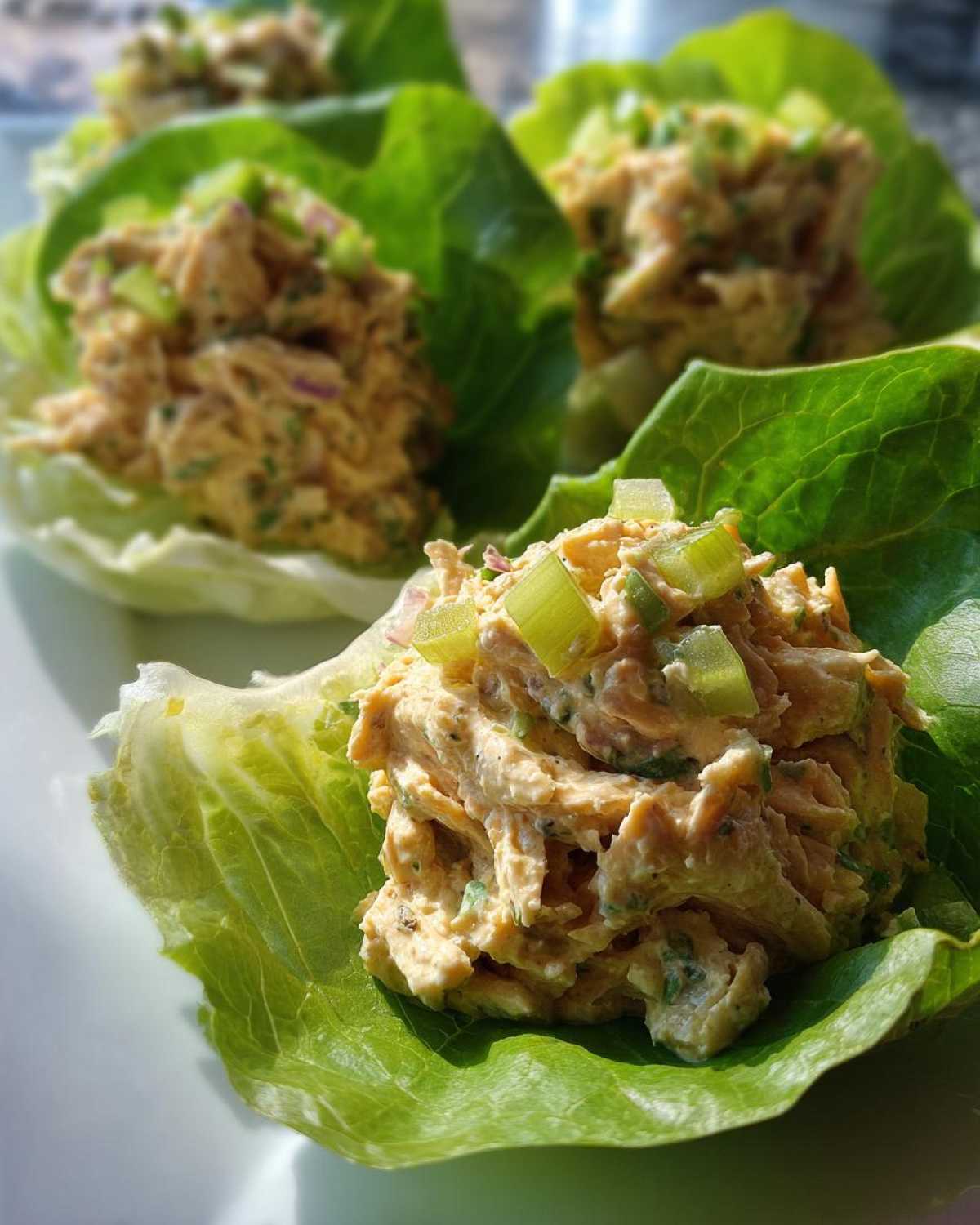 Greek Yogurt Chicken Salad Lettuce Wraps (Protein-Packed Lunch) - detail 3