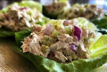Greek Yogurt Chicken Salad Lettuce Wraps (Protein-Packed Lunch)