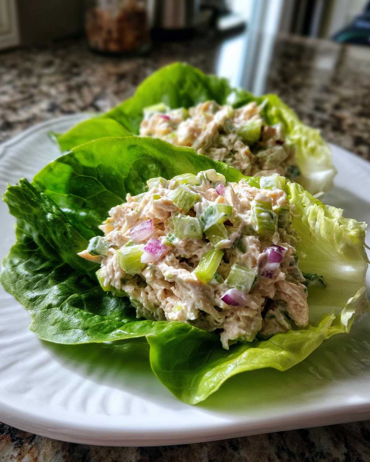 Greek Yogurt Chicken Salad Lettuce Wraps (Protein-Packed Lunch) - detail 4