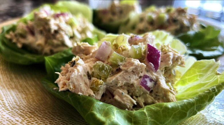 Greek Yogurt Chicken Salad Lettuce Wraps (Protein-Packed Lunch)