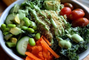 Green Goddess Buddha Bowl (Nutrient-Packed Lunch Goal)