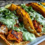 Grilled Fish Tacos with Avocado Crema (Fresh & Light Dinner)