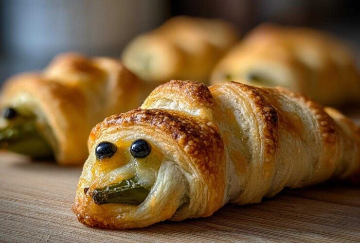 Halloween “Mummy” Jalapeño Poppers (Spooky Party Snack)
