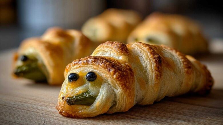 Halloween “Mummy” Jalapeño Poppers (Spooky Party Snack)