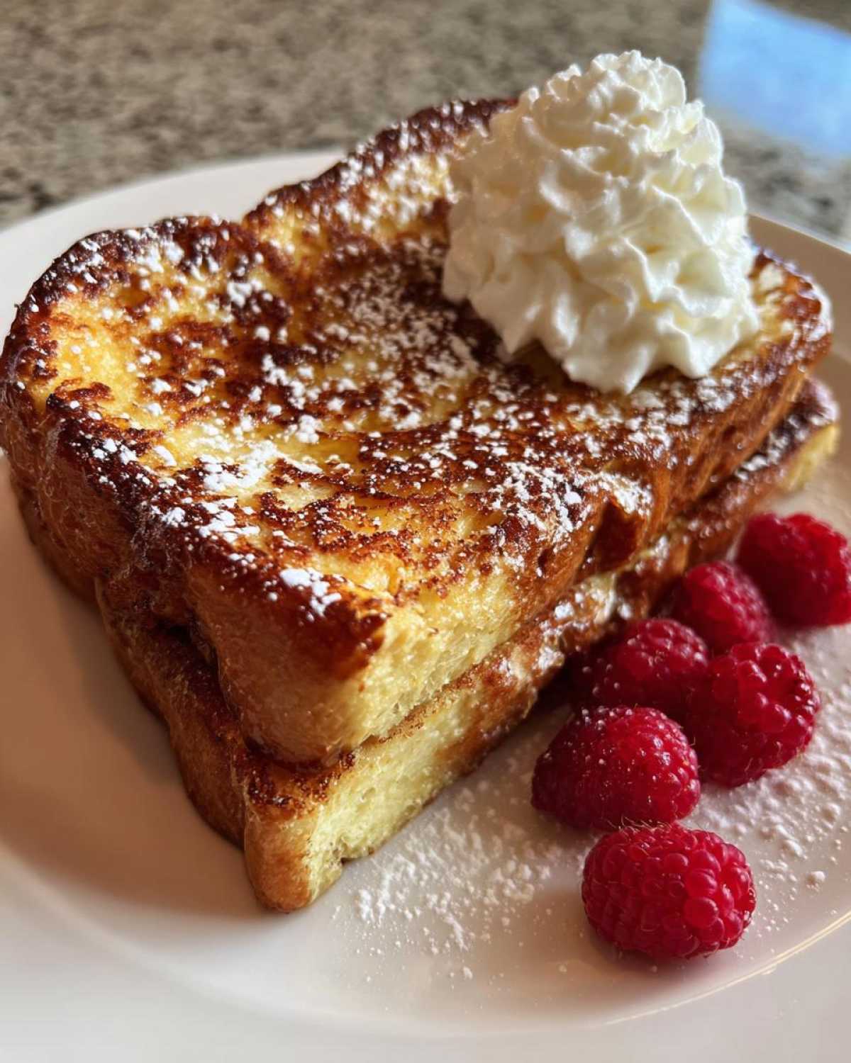 Heavenly Angel Food Cake French Toast (Brunch Dessert Mashup) - detail 2