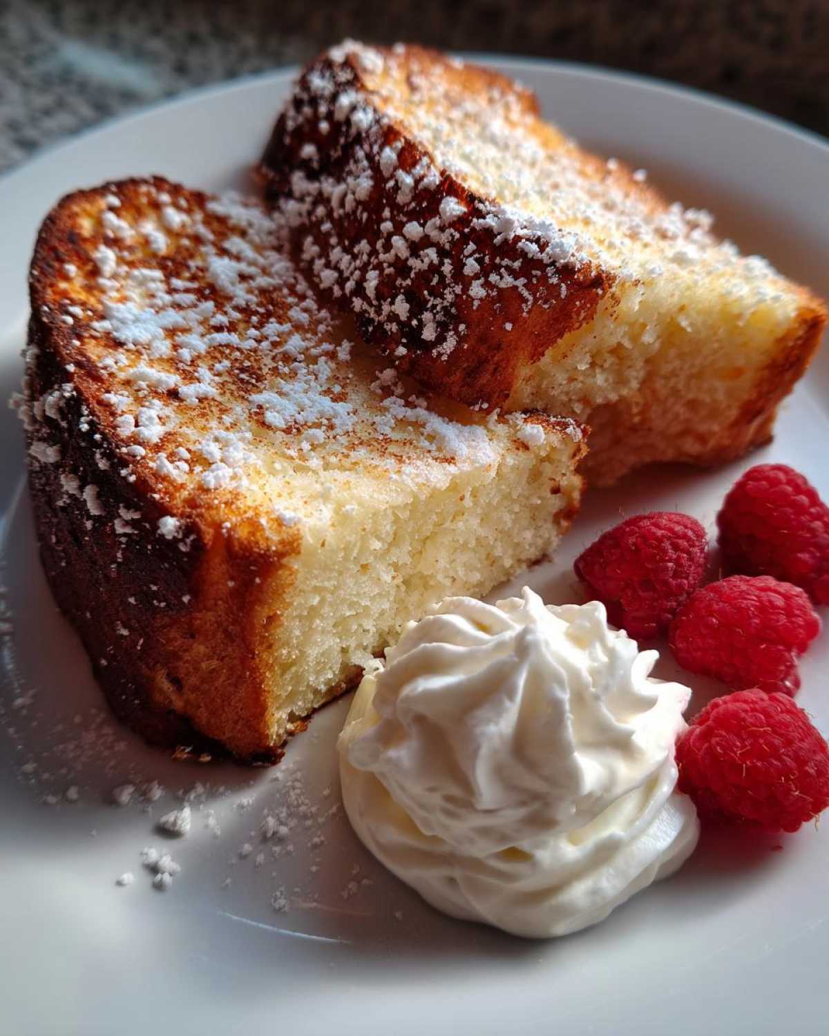 Heavenly Angel Food Cake French Toast (Brunch Dessert Mashup) - detail 4