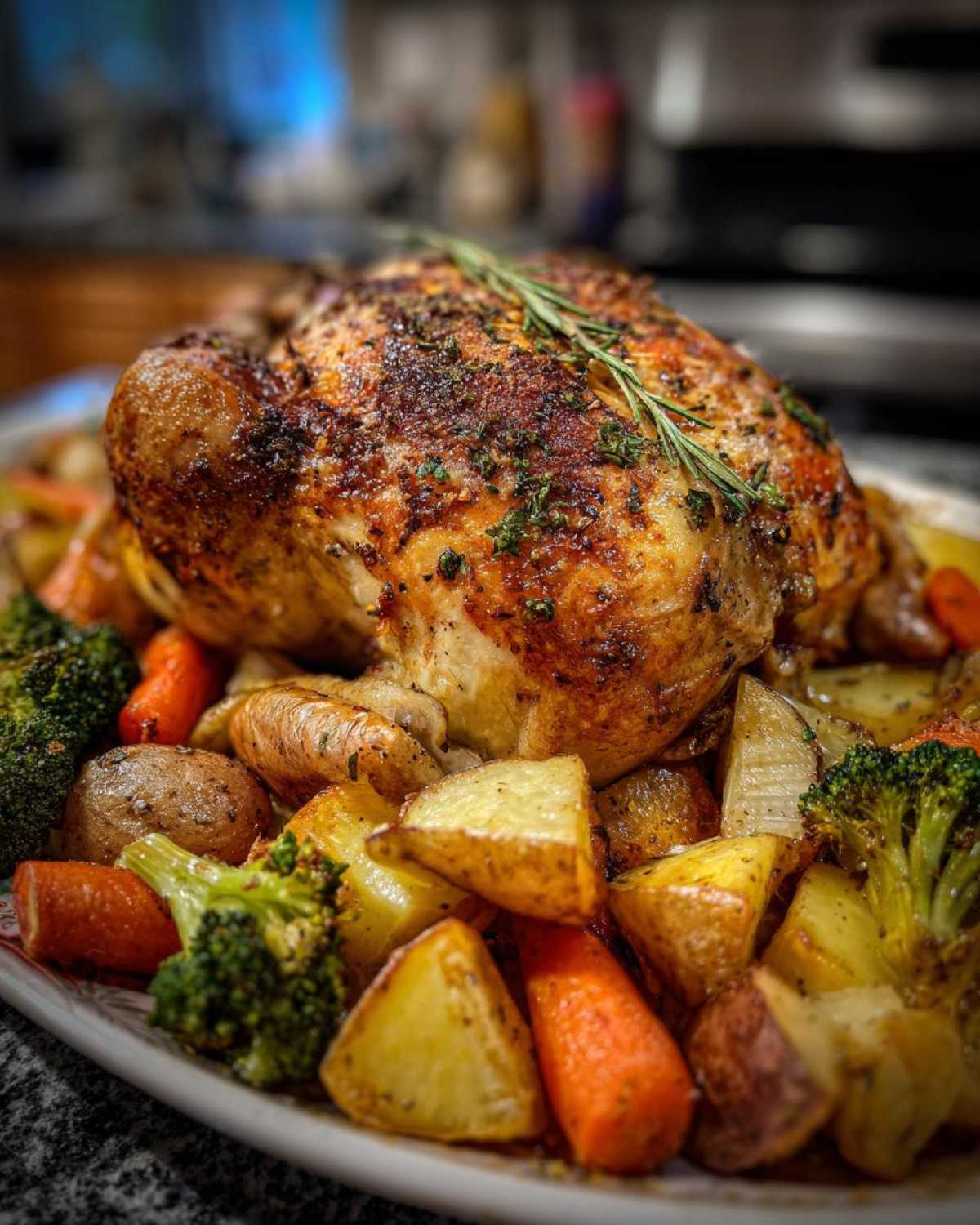 Herb-Roasted Chicken & Vegetables (Sunday Dinner Made Easy) - detail 2