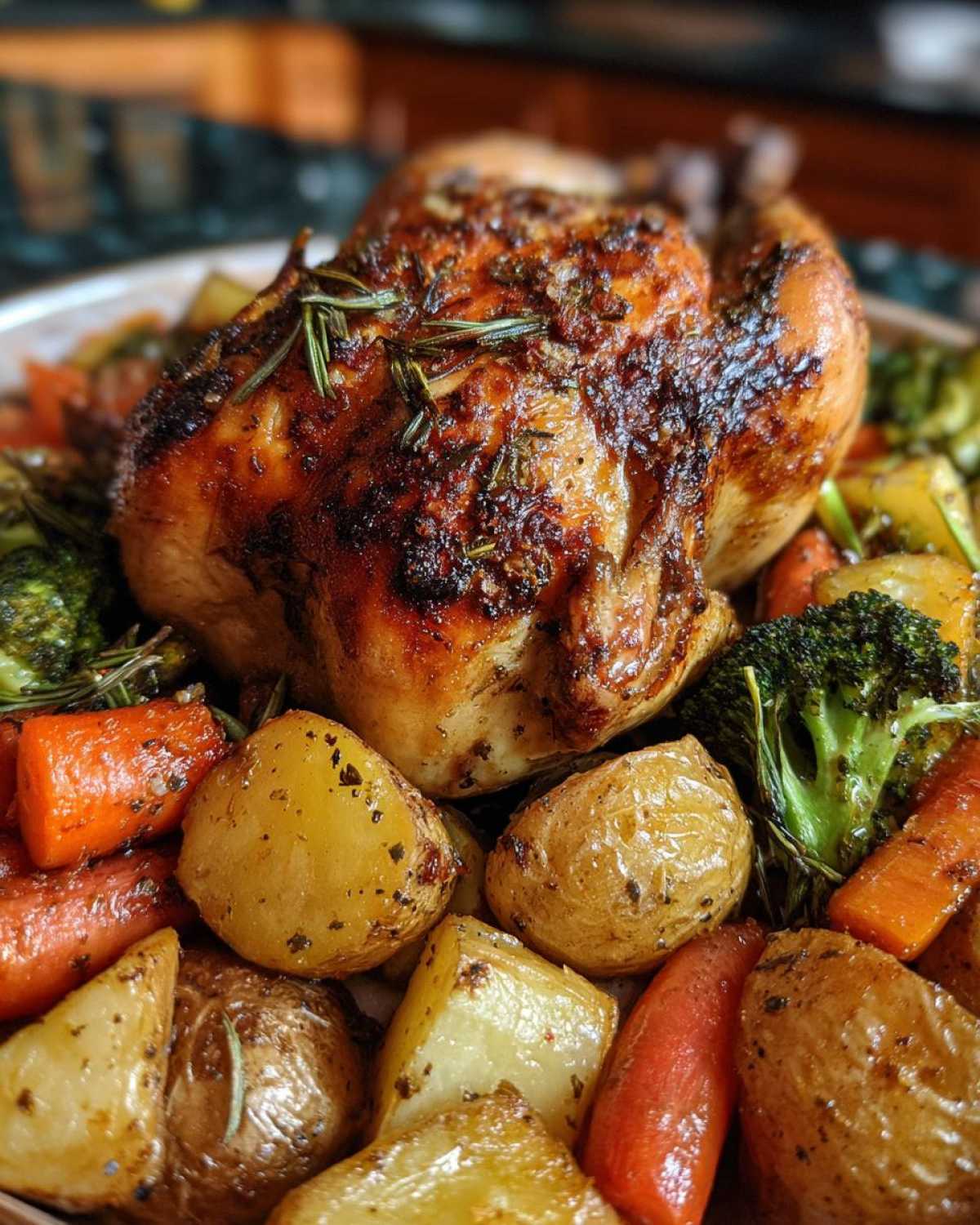 Herb-Roasted Chicken & Vegetables (Sunday Dinner Made Easy) - detail 3