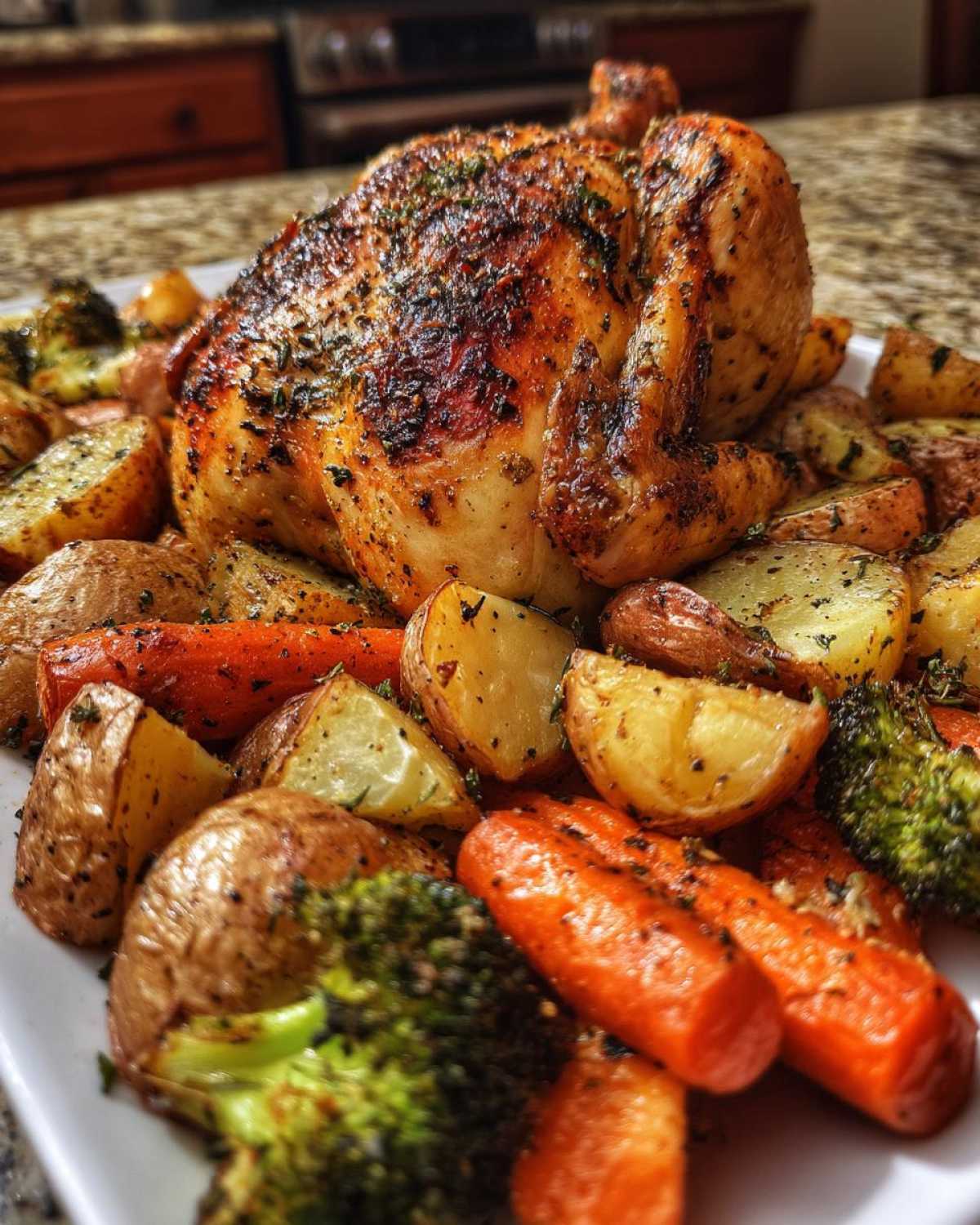 Herb-Roasted Chicken & Vegetables (Sunday Dinner Made Easy) - detail 4