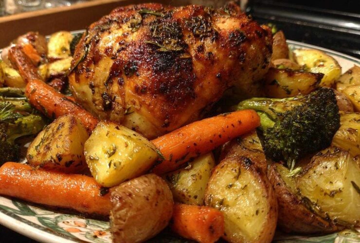 Herb-Roasted Chicken & Vegetables (Sunday Dinner Made Easy)