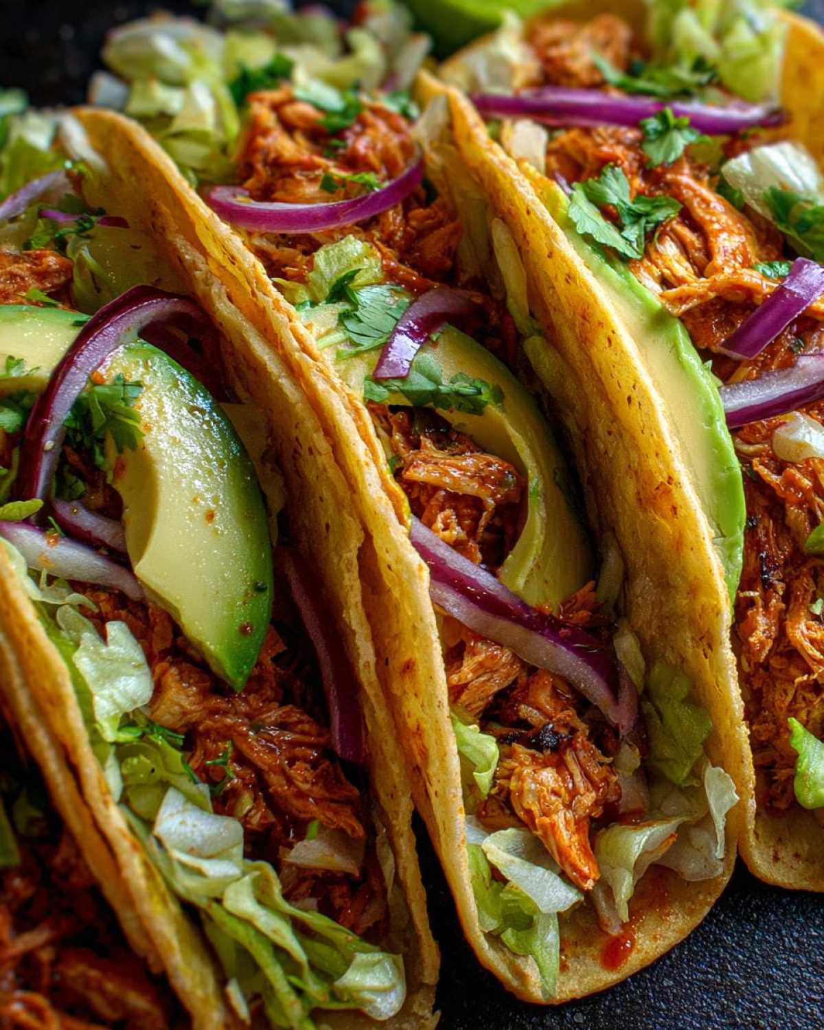Honey-Lime Sriracha Chicken Tacos (Taco Night Twist) - detail 1