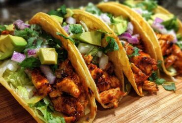 Honey-Lime Sriracha Chicken Tacos (Taco Night Twist)