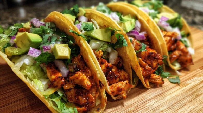 Honey-Lime Sriracha Chicken Tacos (Taco Night Twist)