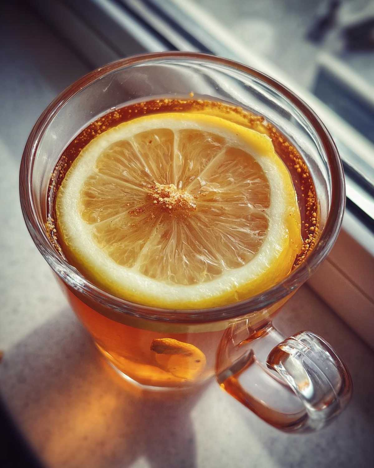 Hot Honey Lemon Toddy (Soothe Your Soul Winter Drink) - detail 1