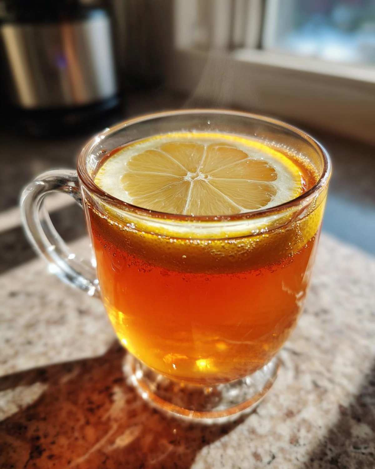 Hot Honey Lemon Toddy (Soothe Your Soul Winter Drink) - detail 2