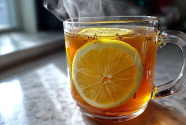 Hot Honey Lemon Toddy (Soothe Your Soul Winter Drink)