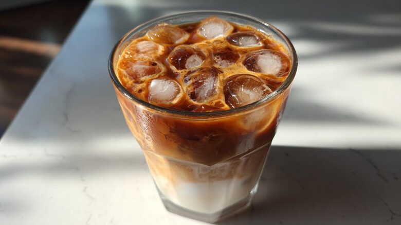Iced Vanilla Oat Milk Latte (Dairy-Free Coffeehouse Copycat)
