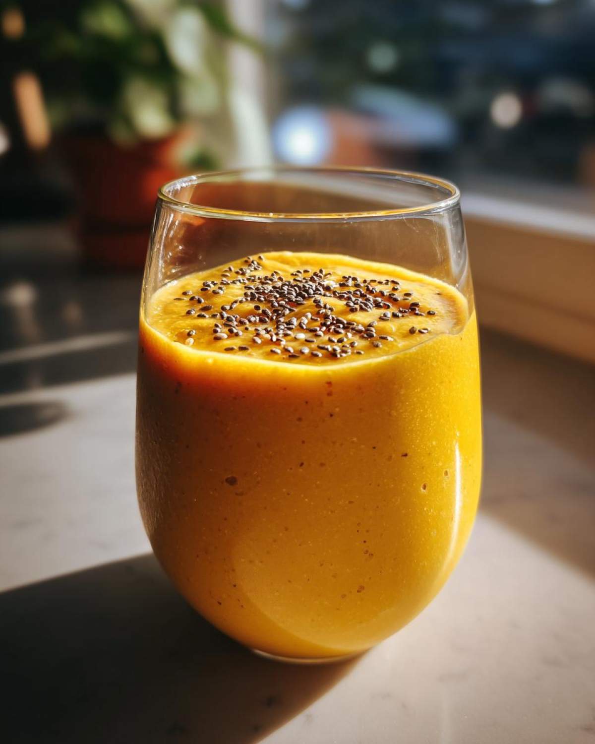 Immune-Boosting Turmeric Ginger Smoothie (Feel-Good Breakfast Drink) - detail 3
