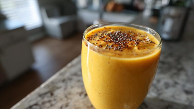 Immune-Boosting Turmeric Ginger Smoothie (Feel-Good Breakfast Drink)
