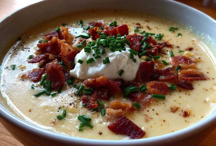 Loaded Baked Potato Soup (All the Toppings Included)