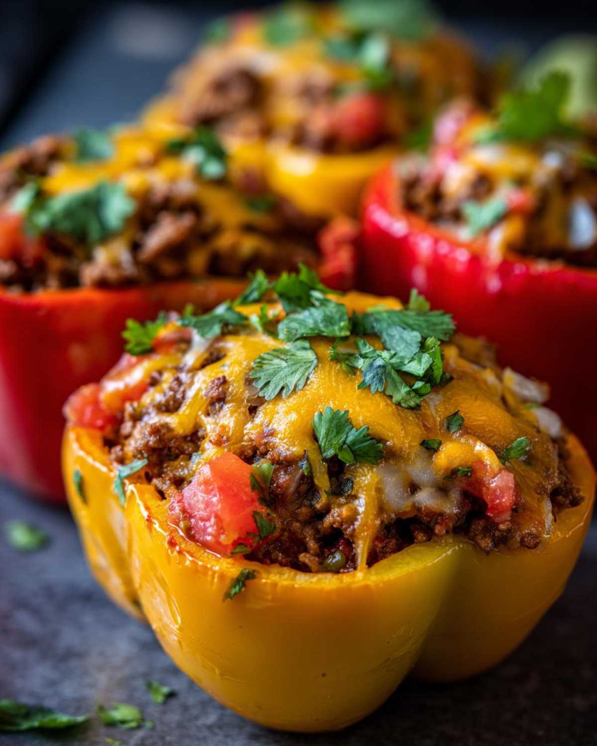 Loaded Taco Stuffed Peppers (Low Carb Tex-Mex Fix) - detail 1