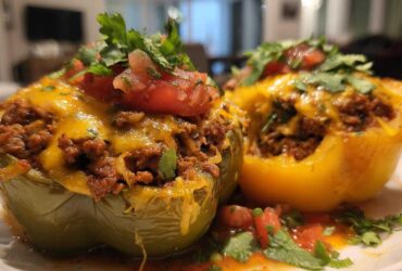 Loaded Taco Stuffed Peppers (Low Carb Tex-Mex Fix)