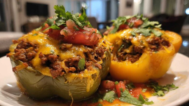 Loaded Taco Stuffed Peppers (Low Carb Tex-Mex Fix)