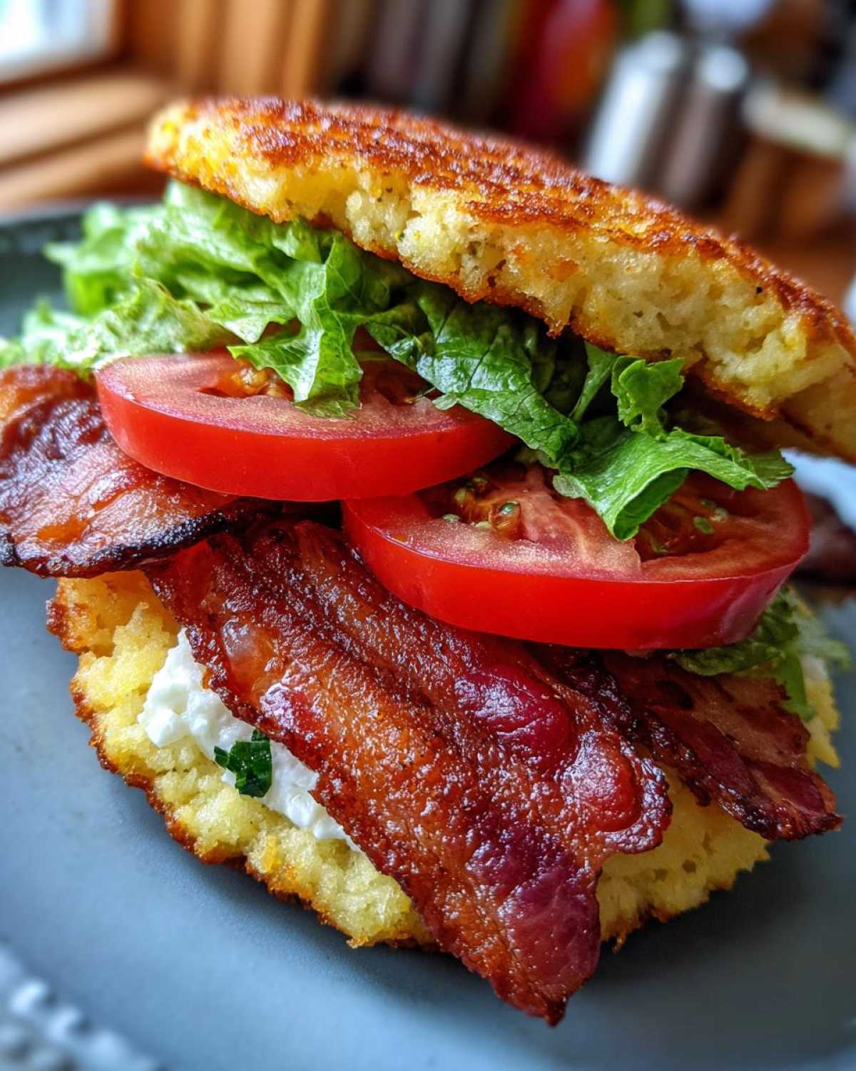 Low-Carb Cloud Bread BLT (Bread-Free Sandwich Swap) - detail 1