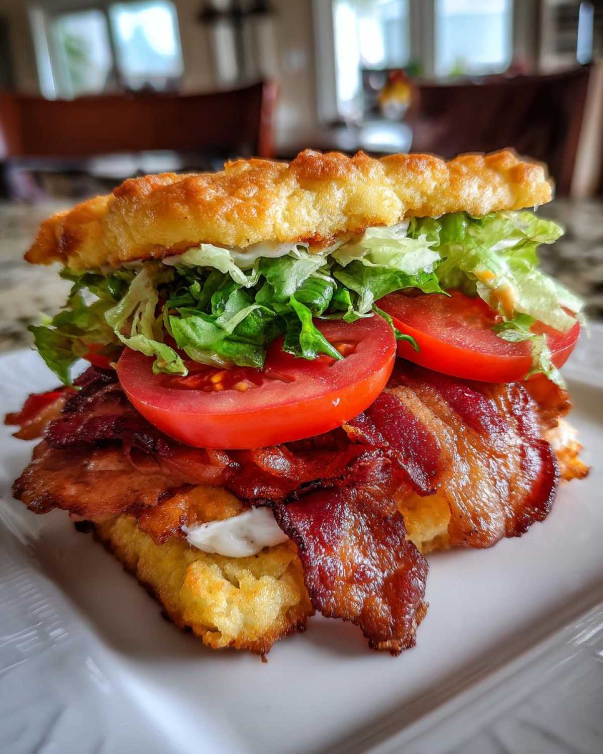 Low-Carb Cloud Bread BLT (Bread-Free Sandwich Swap) - detail 2