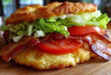 Low-Carb Cloud Bread BLT (Bread-Free Sandwich Swap)