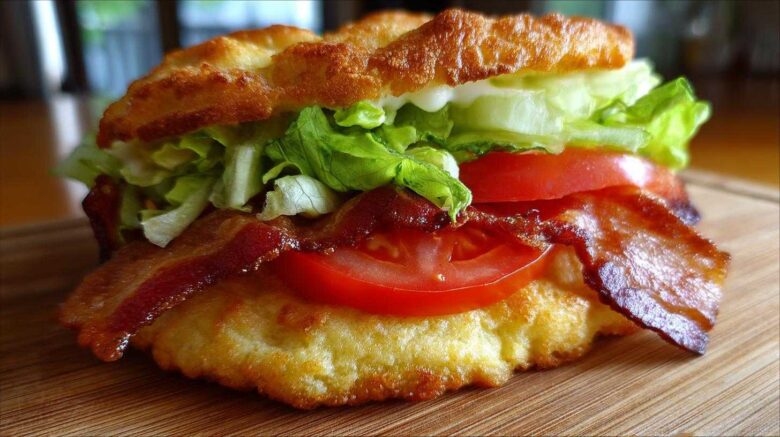 Low-Carb Cloud Bread BLT (Bread-Free Sandwich Swap)