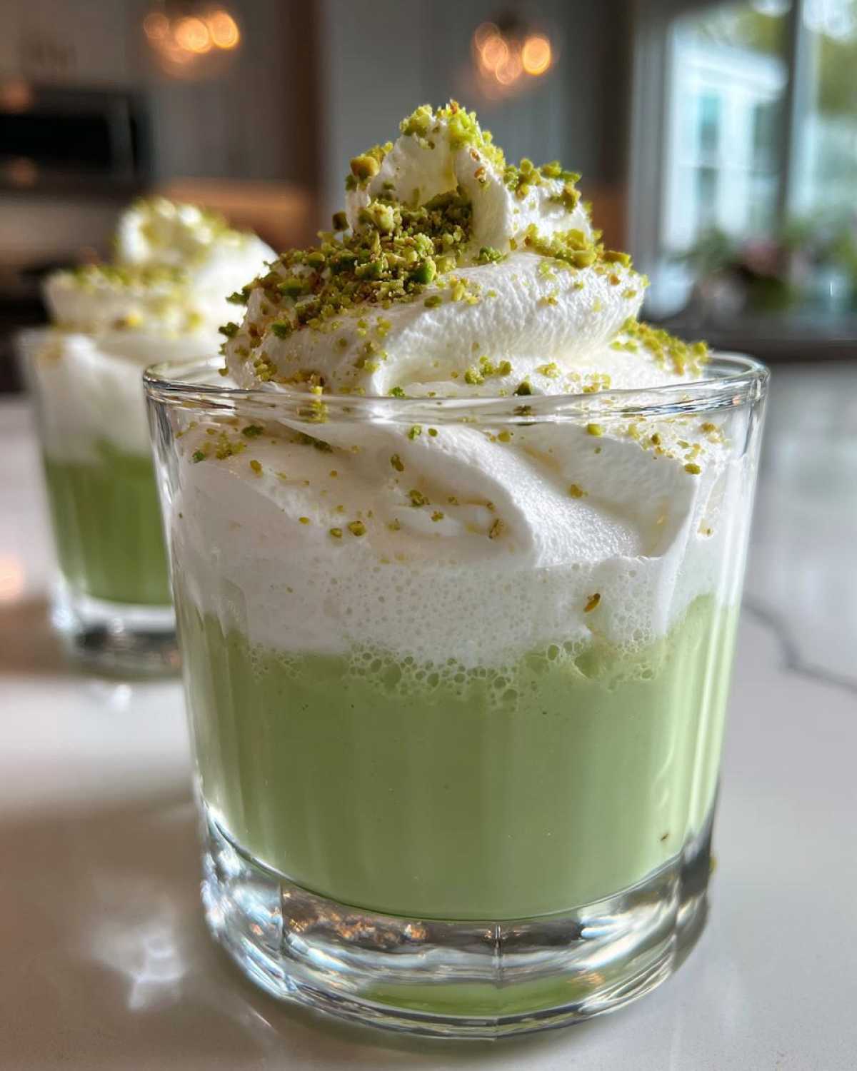 Lucky Green Pistachio Pudding Parfaits (St. Patrick’s Day Treat) - detail 4