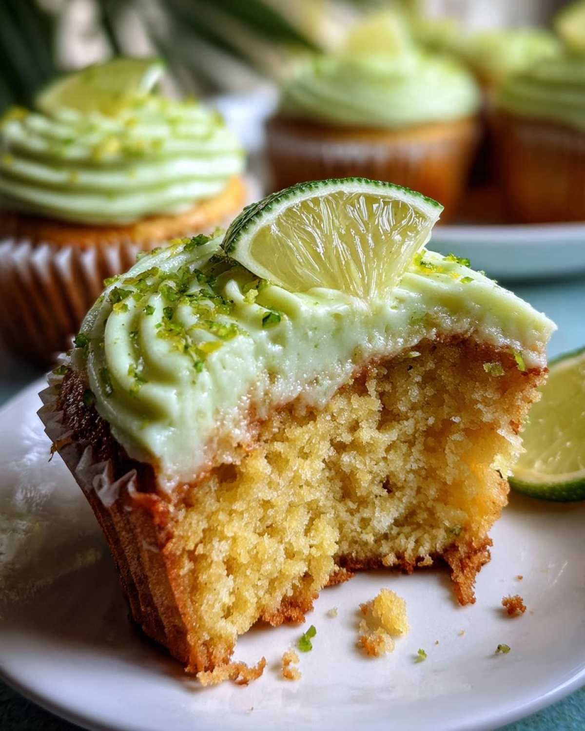 Margarita Cupcakes with Tequila Lime Frosting (Fiesta in a Bite) - detail 3