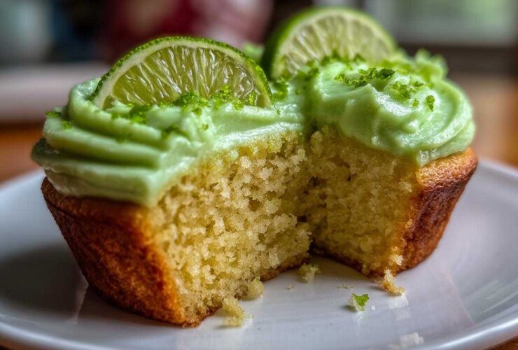 Margarita Cupcakes with Tequila Lime Frosting (Fiesta in a Bite)