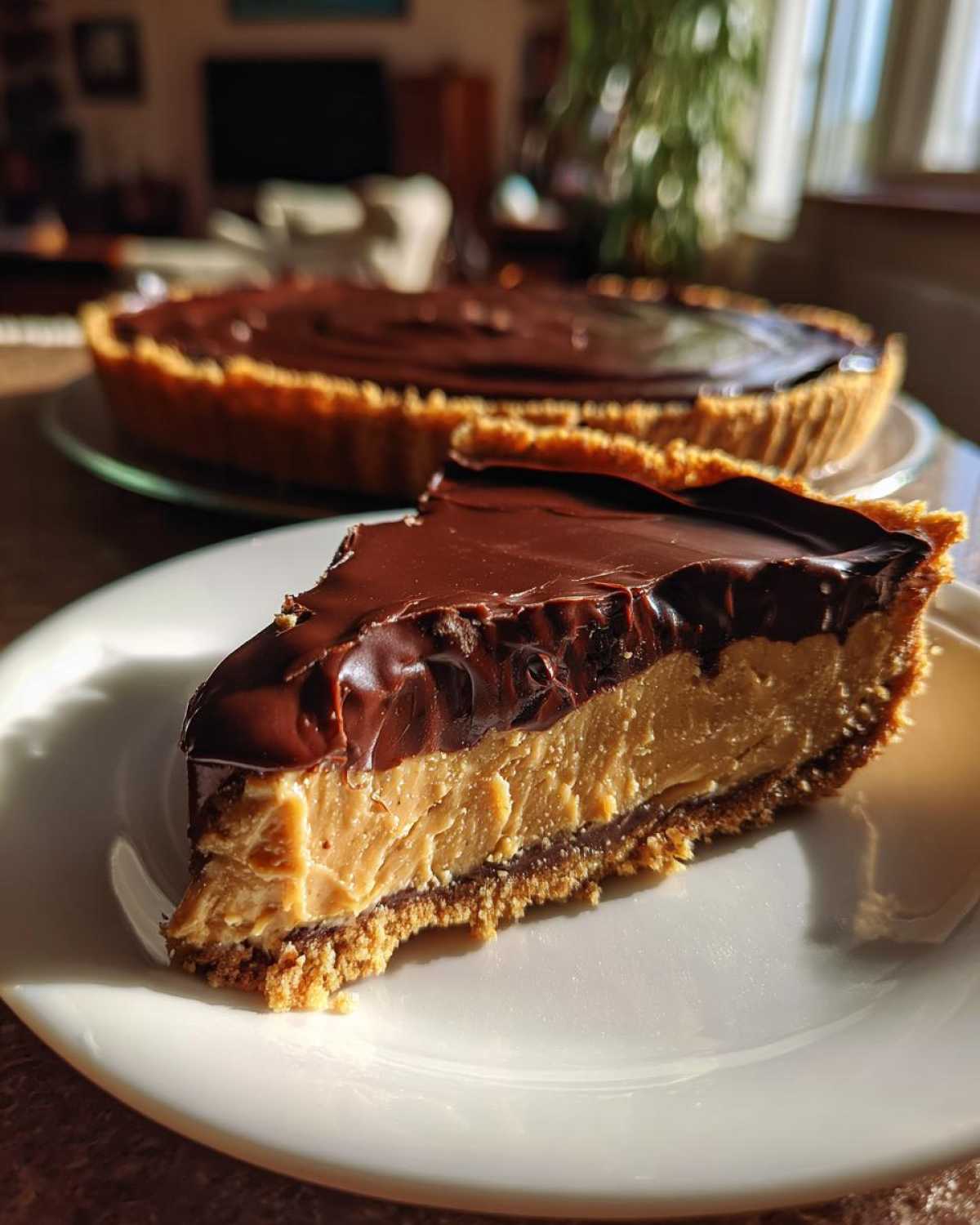 No-Bake Chocolate Peanut Butter Pie (Easiest Pie Ever!) - detail 2