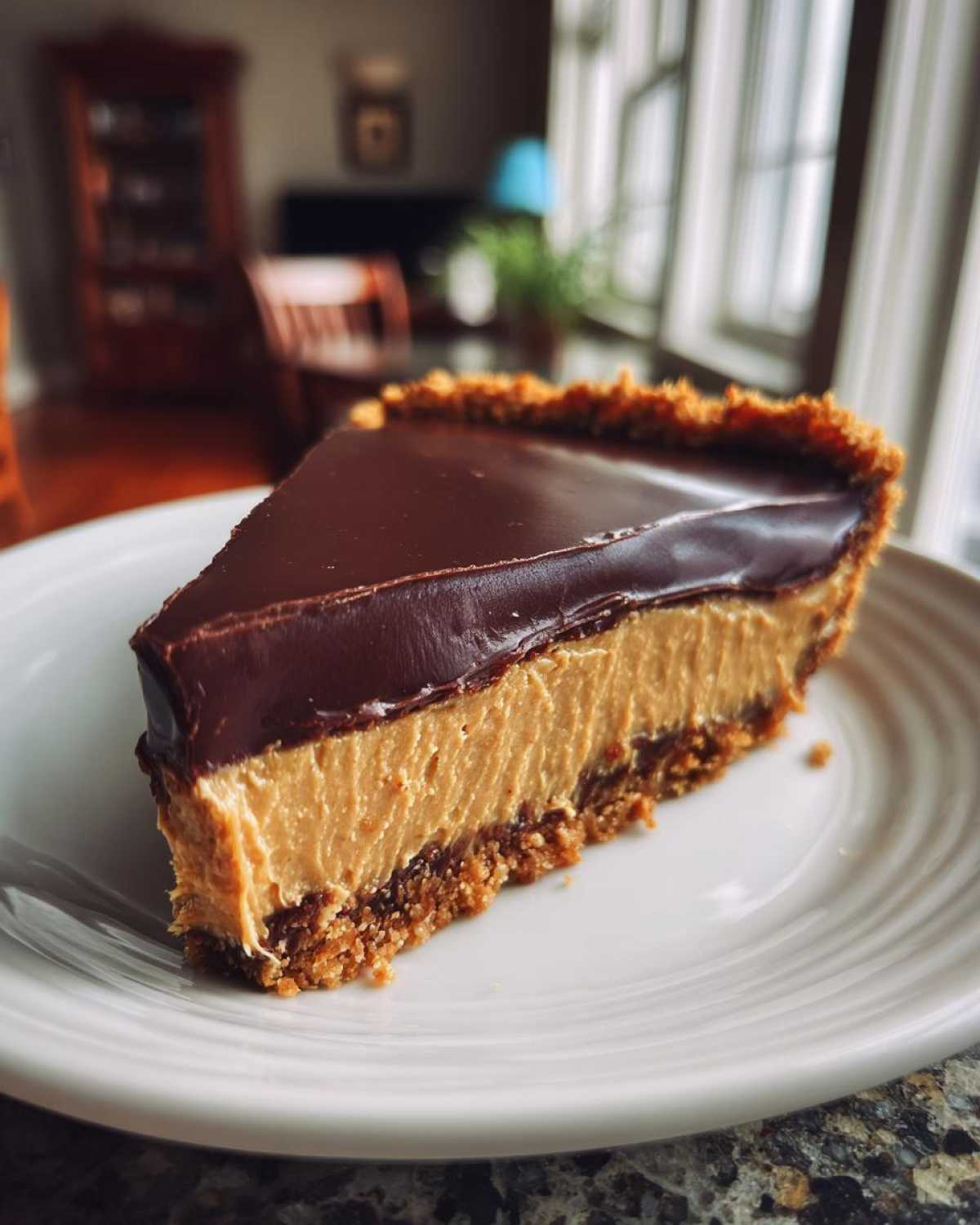 No-Bake Chocolate Peanut Butter Pie (Easiest Pie Ever!) - detail 3