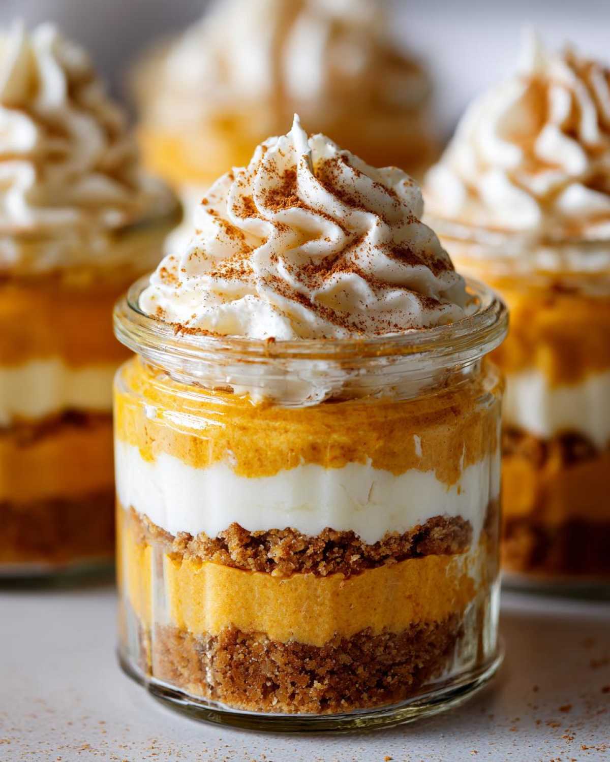 No-Bake Pumpkin Cheesecake Jars (Thanksgiving Dessert Made Easy) - detail 3