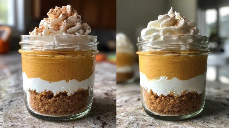 No-Bake Pumpkin Cheesecake Jars (Thanksgiving Dessert Made Easy)