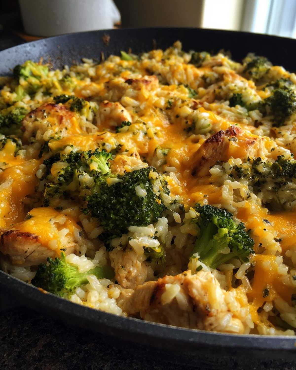 One-Pan Cheesy Broccoli Chicken Rice (No More Boring Chicken!) - detail 1