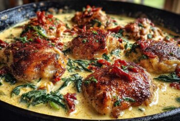 One-Pot Creamy Garlic Tuscan Chicken (Weeknight Winner)