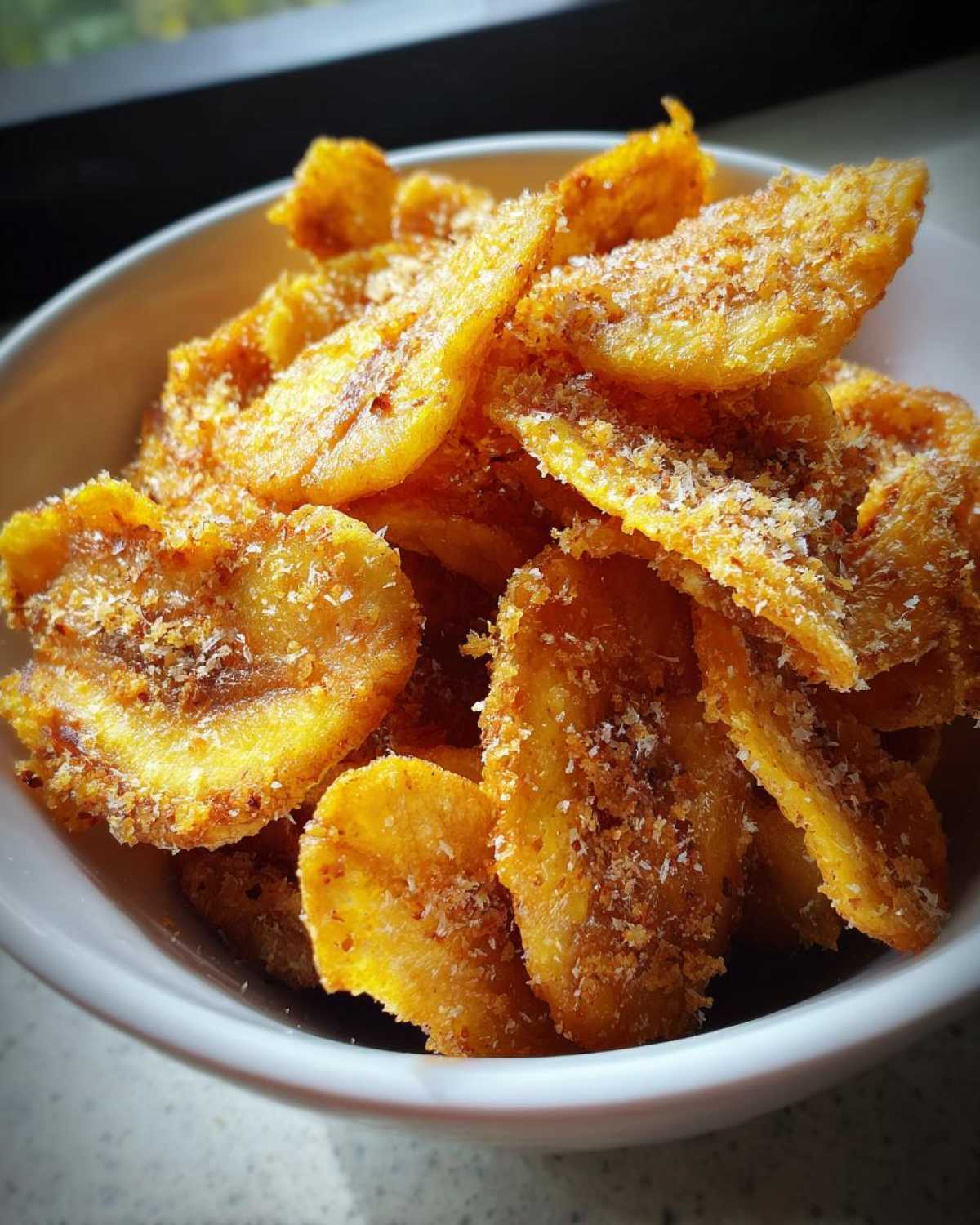 Plantain Chips with Zesty Lime Salt (Addictive Crunchy Snack) - detail 1