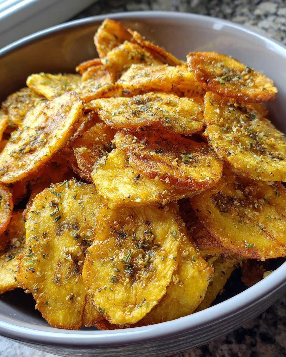 Plantain Chips with Zesty Lime Salt (Addictive Crunchy Snack) - detail 4