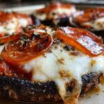 Portobello Mushroom Pizzas (Low-Carb Pizza Craving Fix)