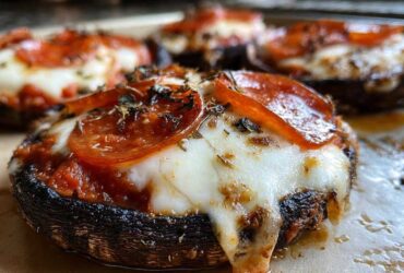 Portobello Mushroom Pizzas (Low-Carb Pizza Craving Fix)