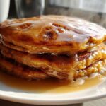 Pumpkin Spice Pancakes with Maple Glaze (Cozy Fall Breakfast)