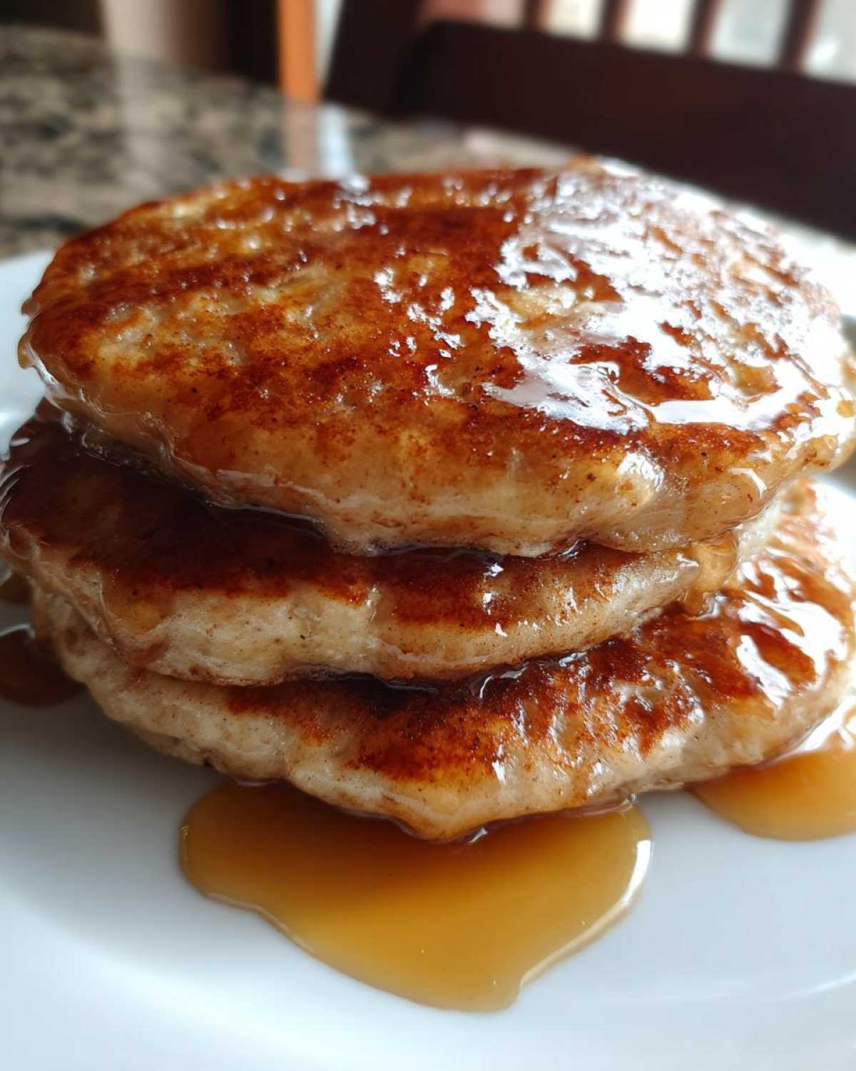 Pumpkin Spice Pancakes with Maple Glaze (Cozy Fall Breakfast) - detail 4