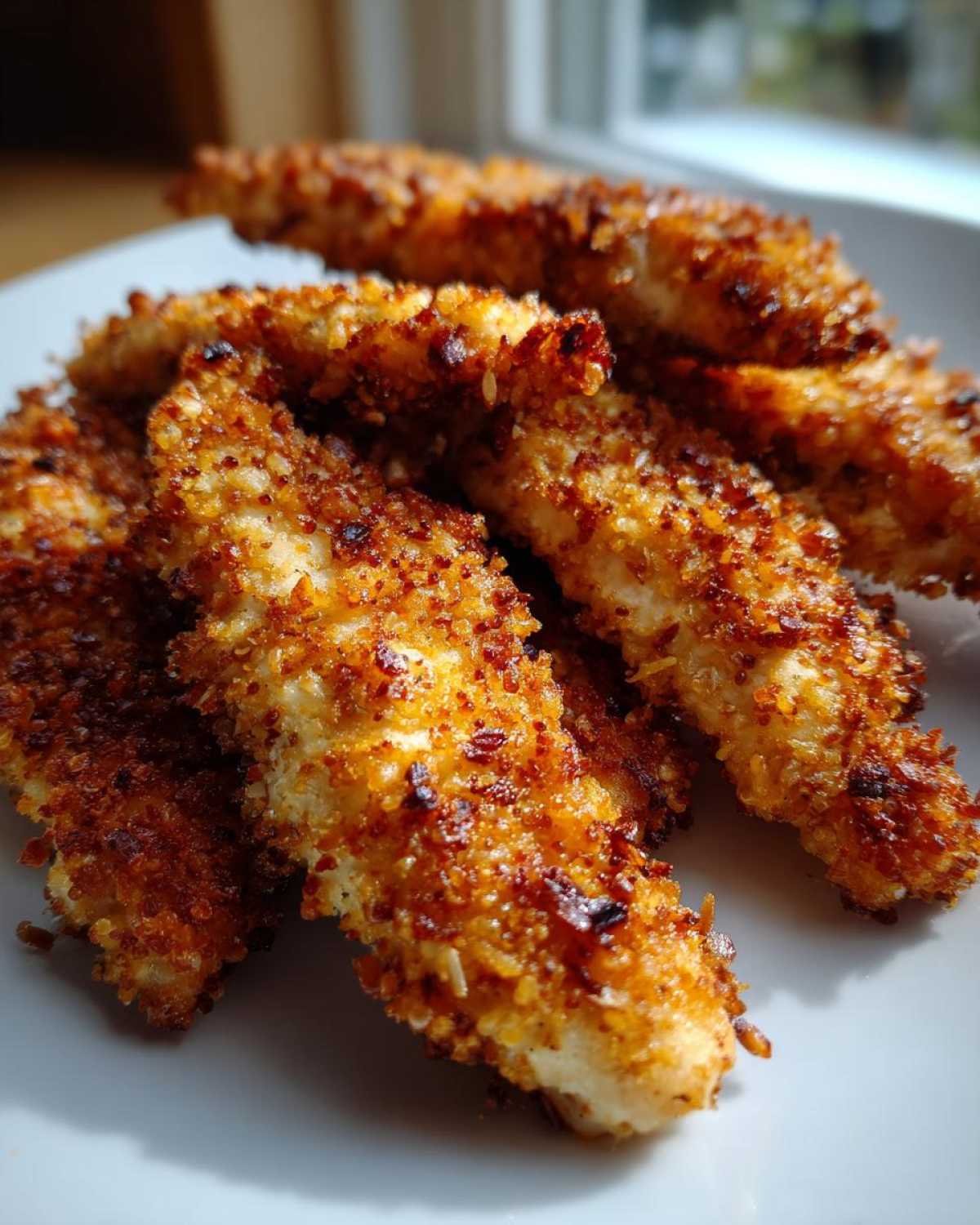 Quinoa Crusted Chicken Tenders (Gluten-Free Crunchy Bake) - detail 3