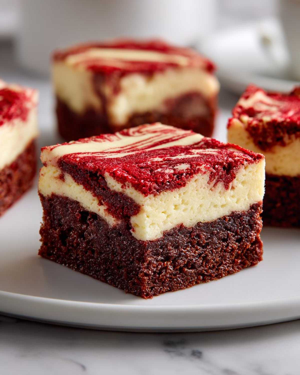 Red Velvet Cheesecake Brownies (Two Desserts in One!) - detail 1